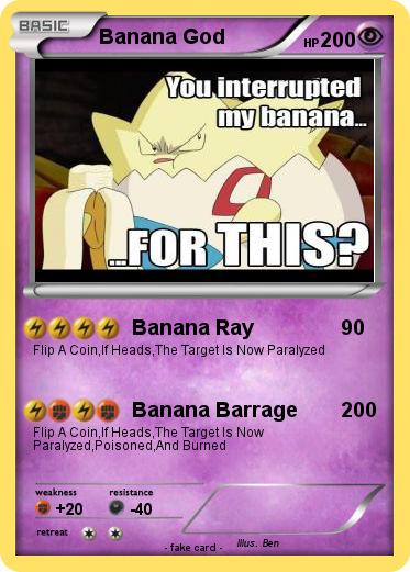 Pokemon Banana God