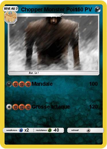 Pokemon Chopper Monster Point