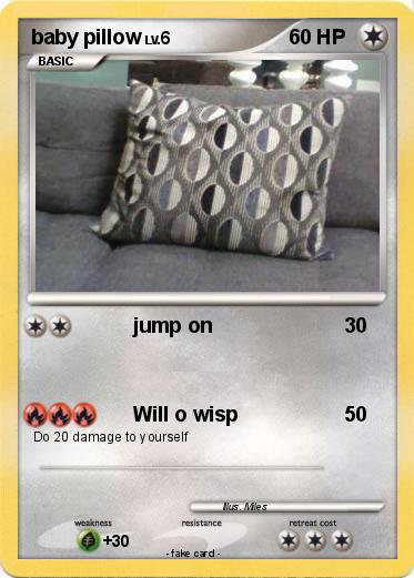 Pokemon baby pillow