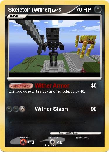 Pokemon Skeleton (wither)