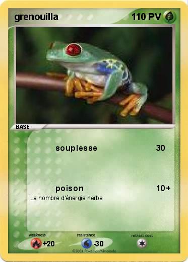 Pokemon grenouilla