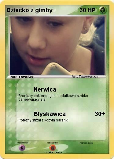 Pokemon Dziecko z gimby