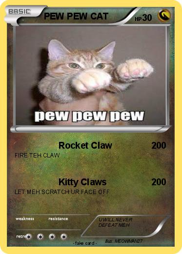 Pokemon PEW PEW CAT