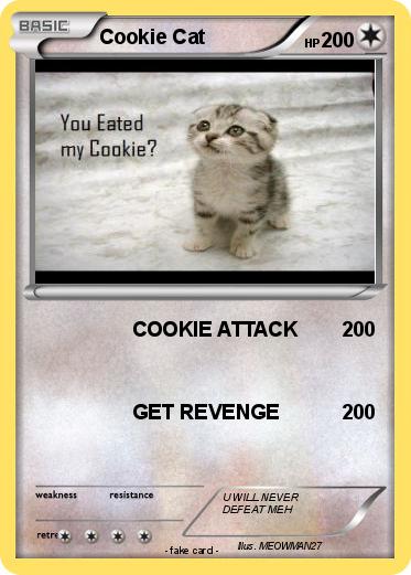 Pokemon Cookie Cat