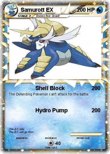 Pokemon Samurott EX