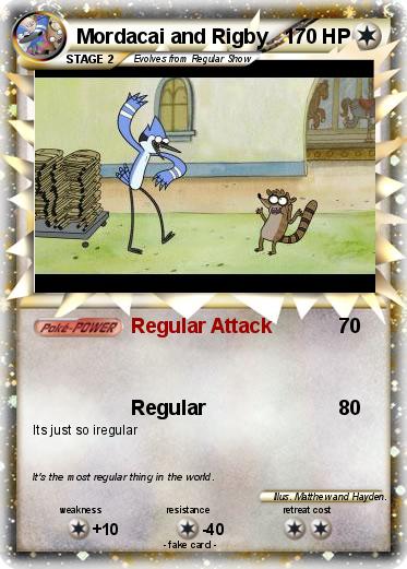 Pokemon Mordacai and Rigby
