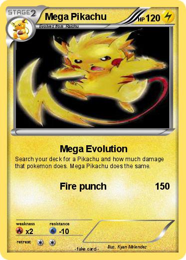 Pokemon Mega Pikachu