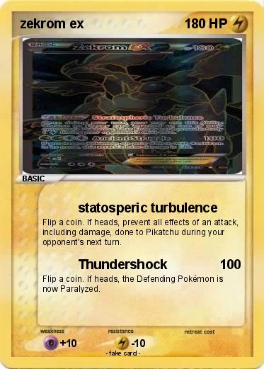 Pokemon zekrom ex