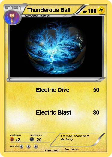 Pokemon Thunderous Ball