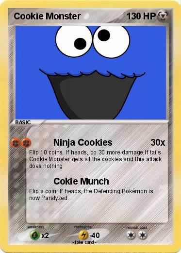 Pokemon Cookie Monster
