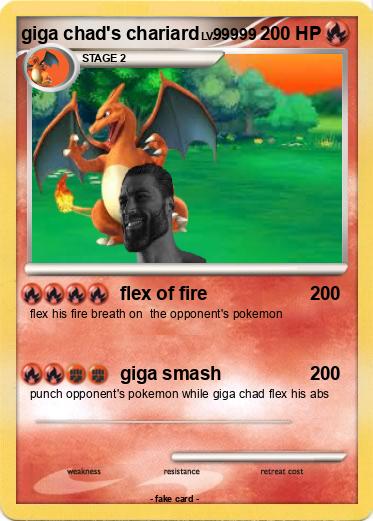 Pokemon giga chad's chariard