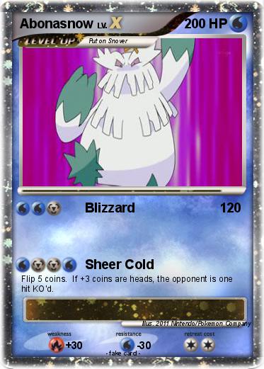 Pokemon Abonasnow