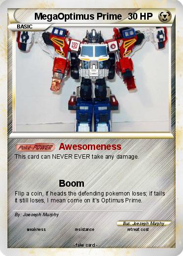 Pokemon MegaOptimus Prime