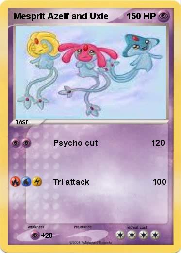 Pokemon Mesprit Azelf and Uxie