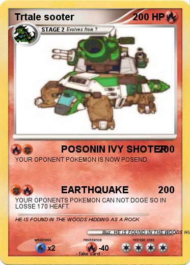 Pokemon Trtale sooter