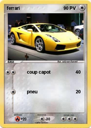 Pokemon ferrari
