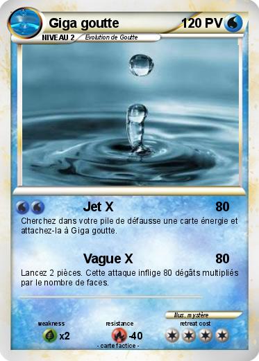 Pokemon Giga goutte