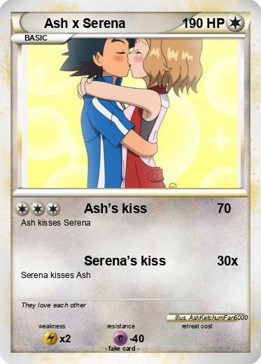 Pokemon Ash x Serena