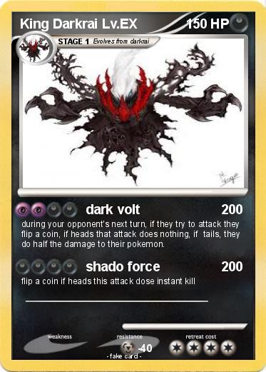 Pokemon King Darkrai Lv.EX