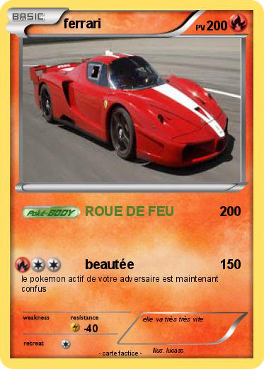 Pokemon ferrari