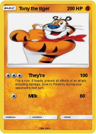 Pokemon Tony the tiger