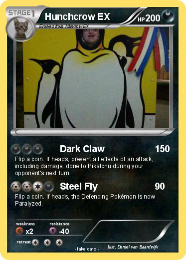 Pokemon Hunchcrow EX