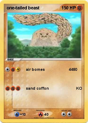Pokemon one-tailed beast