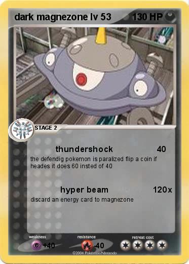 Pokemon dark magnezone lv 53