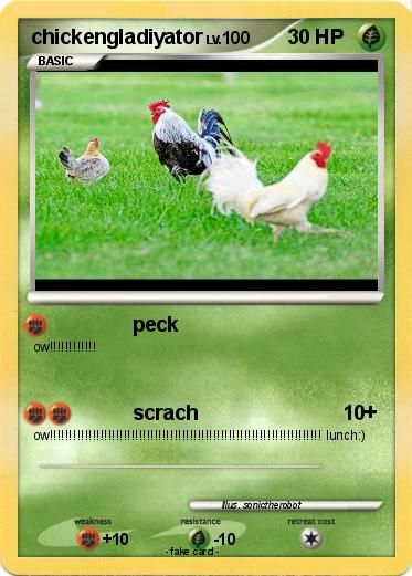 Pokemon chickengladiyator