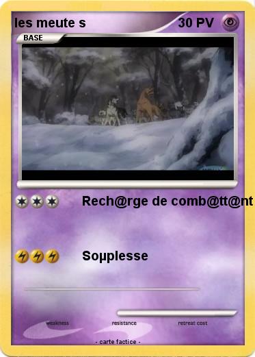 Pokemon les meute s