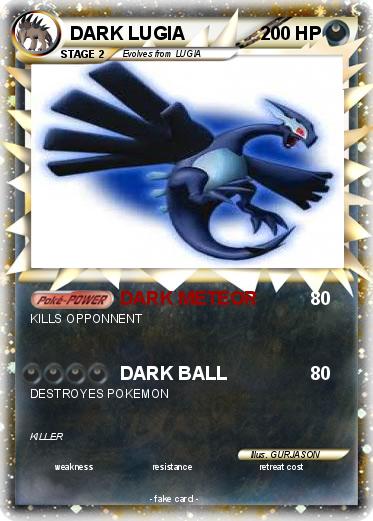 Pokemon DARK LUGIA