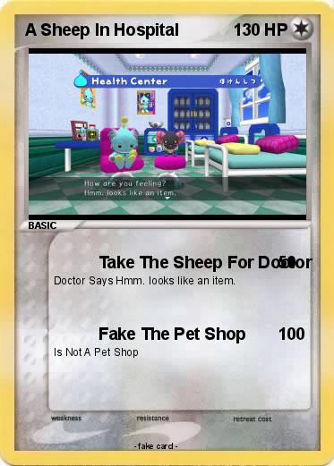 Pokemon A Sheep In Hospital