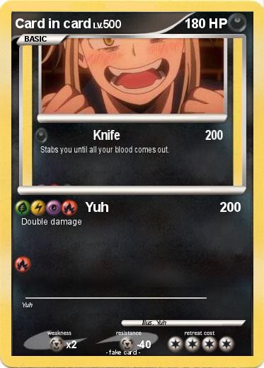 Pokemon Card in card