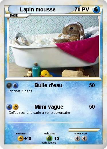 Pokemon Lapin mousse