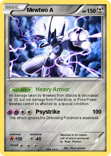 Pokemon Mewtwo A