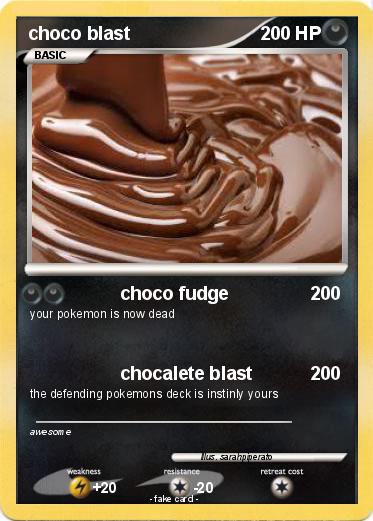 Pokemon choco blast