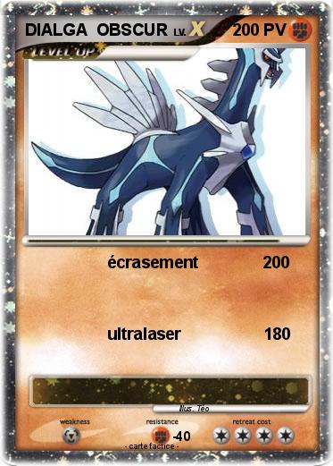 Pokemon DIALGA  OBSCUR