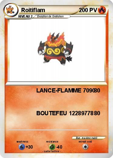 Pokemon Roitiflam