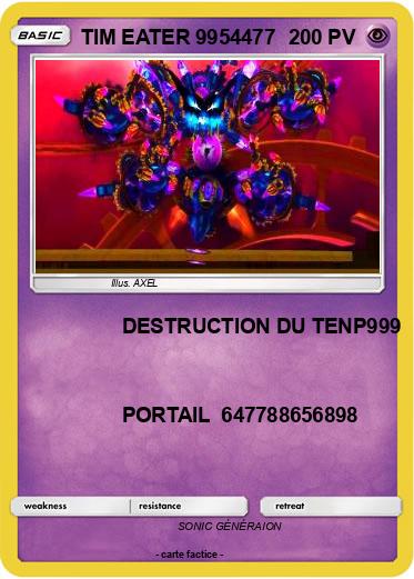 Pokemon TIM EATER 9954477