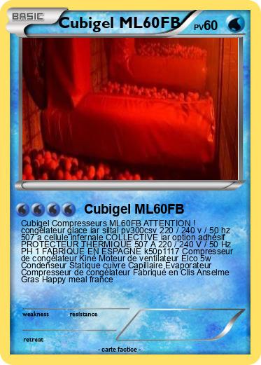 Pokemon Cubigel ML60FB