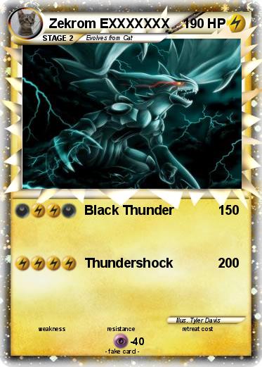 Pokemon Zekrom EXXXXXXX