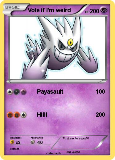 Pokemon Vote if I'm weird