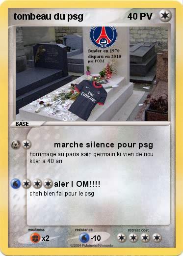 Pokemon tombeau du psg