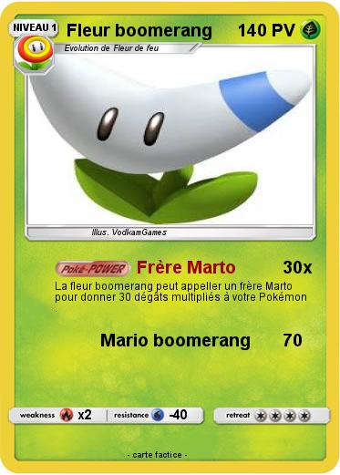 Pokemon Fleur boomerang