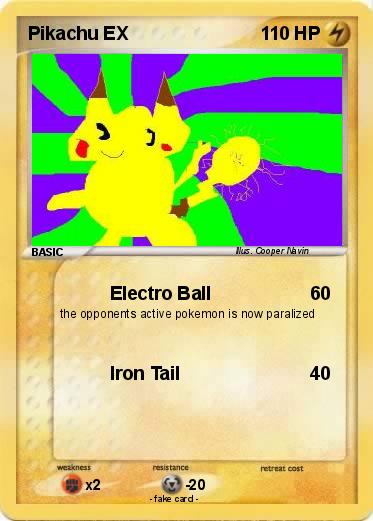 Pokemon Pikachu EX