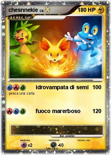 Pokemon chesnnekie