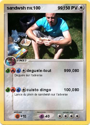 Pokemon sandwsh nv.100              99,
