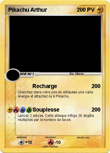 Pokemon Pikachu Arthur