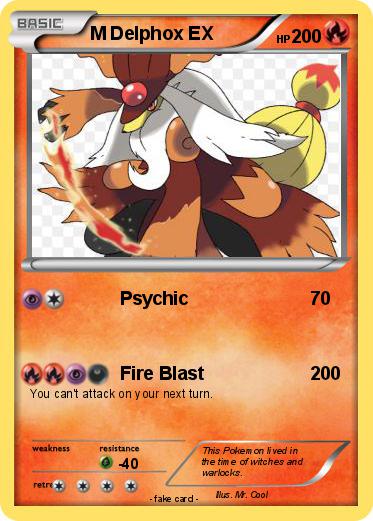 Pokemon M Delphox EX
