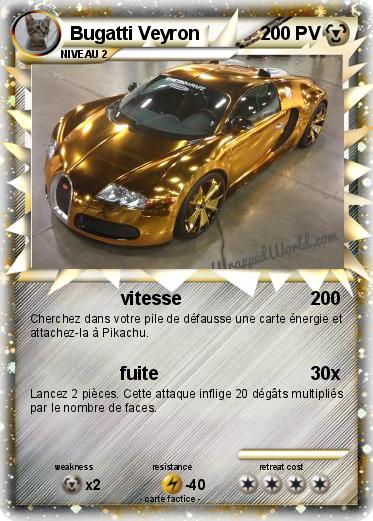 Pokemon Bugatti Veyron